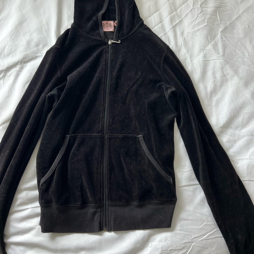 Juicy couture black zip up